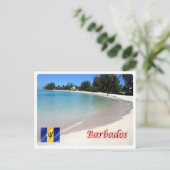 Barbados - Der Strand - Postkarte (Stehend Vorderseite)