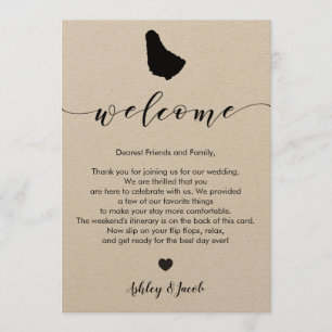 Barbados, die willkommenen Buchstaben u. Route Programm