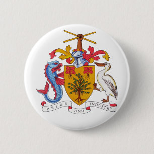 Barbados-Emblem Button