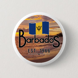 "Barbados Est. Sonnenuntergang 1966 mit Barbados-F Button
