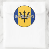Barbados Euro Sticker (Tasche)