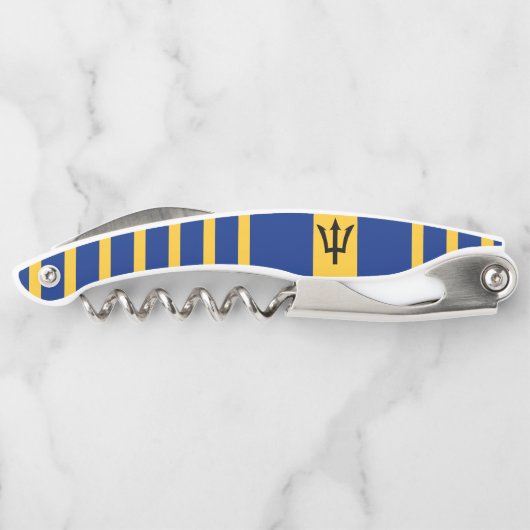 Barbados-Fahne Kellnermesser (Rückseite)