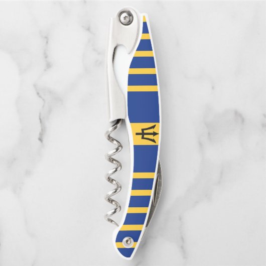 Barbados-Fahne Kellnermesser (Vorderseite)