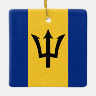 Barbados-Fahne Keramikornament