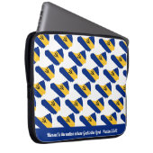 BARBADOS FLAG Anpassbare Scripte Laptopschutzhülle (Vorne Rechts)