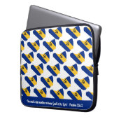 BARBADOS FLAG Anpassbare Scripte Laptopschutzhülle (Vorderseite Links)