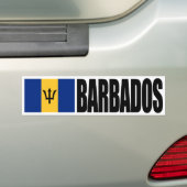 Barbados Flag Autoaufkleber (Auf Auto)