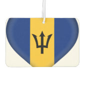 Barbados Flag Autolufterfrischer (Rückseite)