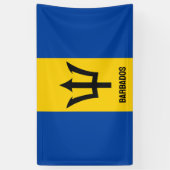Barbados Flag Banner (Vertikal)