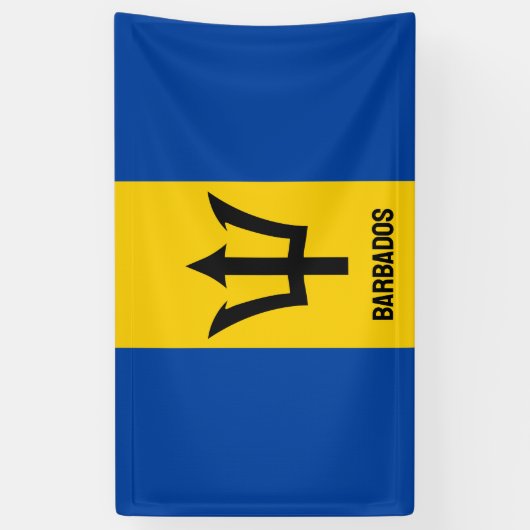 Barbados Flag Banner (Vertikal)