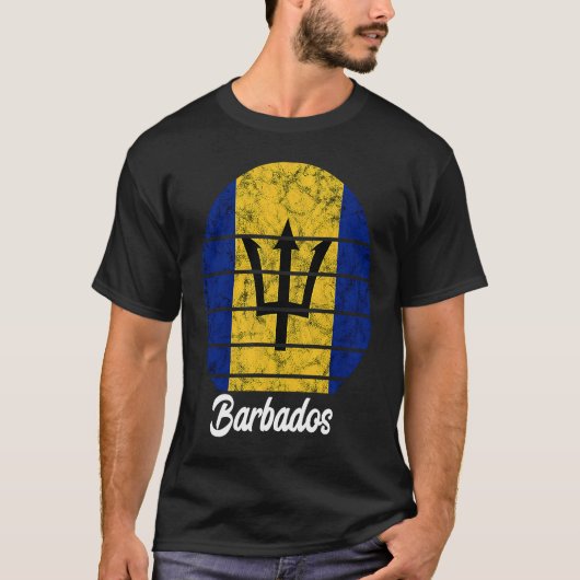 Barbados Flag Barbados Journey Barbadian Island T-Shirt (Vorderseite)