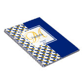 BARBADOS Flag Benutzerdefiniertes Monogramm Name h Notizblock (Rechte Seite)