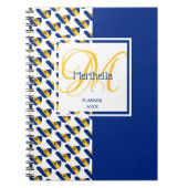 BARBADOS Flag Benutzerdefiniertes Monogramm Name h Notizblock (Vorderseite)