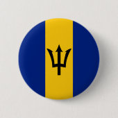 Barbados Flag Button (Vorderseite)