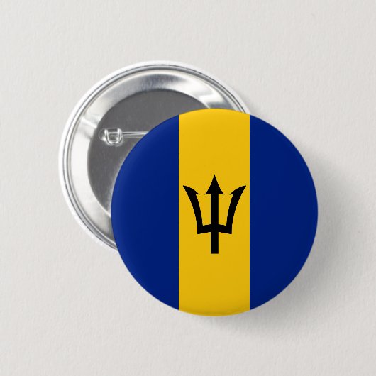 Barbados Flag Button (Vorne & Hinten)