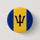 Barbados Flag Button (Vorderseite)