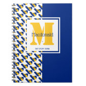 BARBADOS Flag Custom Monogram GET STUFF DONE Notizblock (Vorderseite)