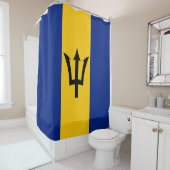 Barbados Flag Duschvorhang (Beispiel)