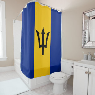 Barbados Flag Duschvorhang
