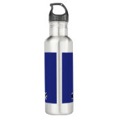 Barbados Flag Edelstahlflasche (Rückseite)