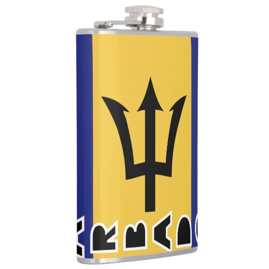 Barbados Flag Flachmann (Rechts)