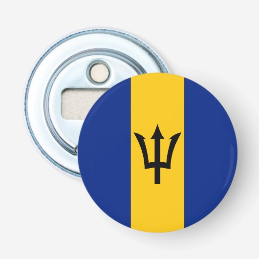Barbados Flag Flaschenöffner (Vorderseite)
