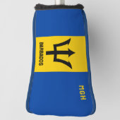 Barbados-Flag für benutzerdefinierte Monogram Golf Headcover (Rotieren 90)