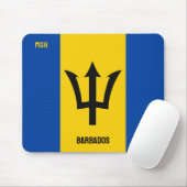 Barbados-Flag für benutzerdefinierte Monogram Mousepad (Mit Mouse)