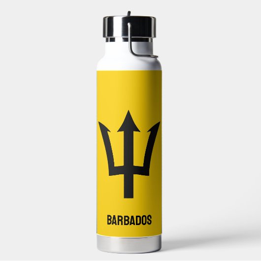 Barbados-Flag für benutzerdefinierte Monogram Trinkflasche (Links)