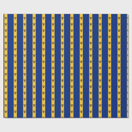 Barbados-Flag Geschenkpapier (Flach)