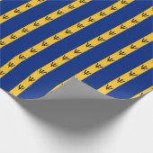Barbados-Flag Geschenkpapier (Ecke)