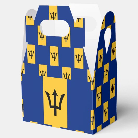 Barbados Flag Geschenkschachtel (Geöffnet)
