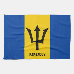 Barbados Flag Geschirrtuch