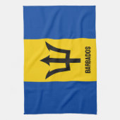 Barbados Flag Geschirrtuch (Vertikal)