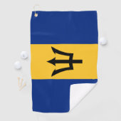Barbados Flag & Golf Barbados /sports Bridgetown Golfhandtuch (Insitu)