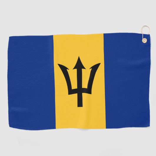 Barbados Flag & Golf Barbados /sports Bridgetown Golfhandtuch (Horizontal)
