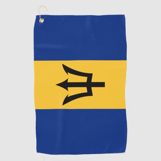 Barbados Flag & Golf Barbados /sports Bridgetown Golfhandtuch (Vorderseite)
