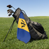 Barbados Flag & Golf Barbados /sports Bridgetown Golfhandtuch (Gras)