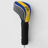 Barbados Flag Golf Headcover (angewinkelt)