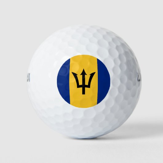 Barbados Flag Golfball (Vorderseite)