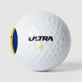 Barbados Flag Golfball (Logo)