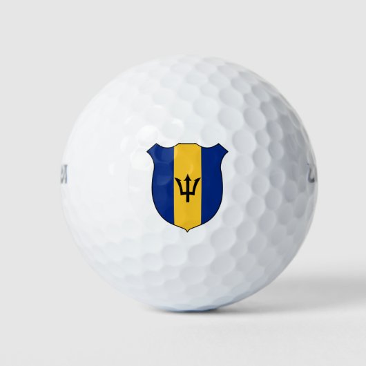 Barbados Flag Grand Patriotic Golfball (Vorderseite)