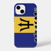 Barbados Flag iPhone Hülle (Rückseite)