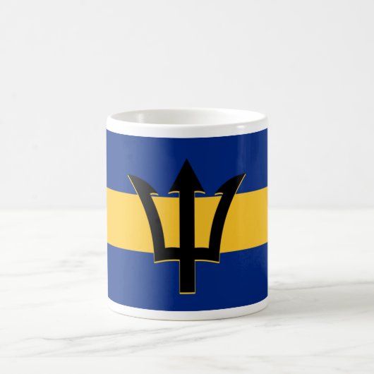 Barbados Flag Kaffeetasse (Mittel)