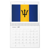 Barbados Flag Kalender (Jan 2027)