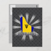 Barbados Flag Karte 2.0 (Vorne/Hinten)