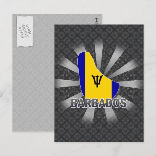 Barbados Flag Karte 2.0 (Vorne/Hinten)
