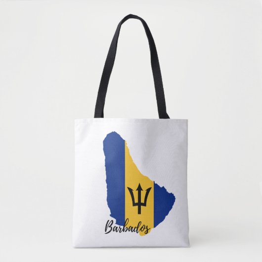Barbados Flag Karte Tasche (Vorderseite)