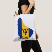 Barbados Flag Karte Tasche (Von Nahem)