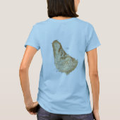 Barbados-Flag + Karte + Text-T - Shirt (Rückseite)